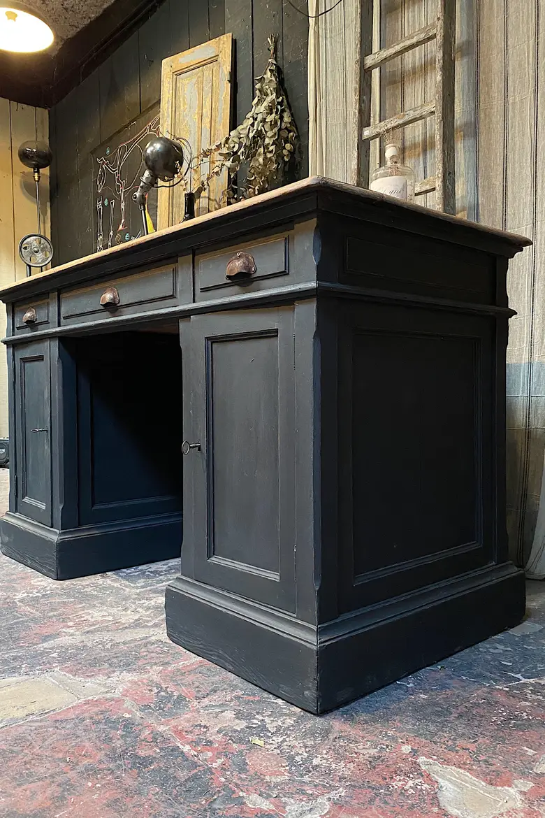Ancien bureau comptoir de magasin Début XXème