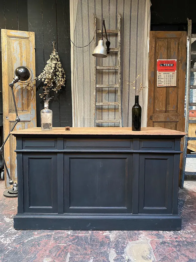 Ancien bureau comptoir  de magasin Début XXème