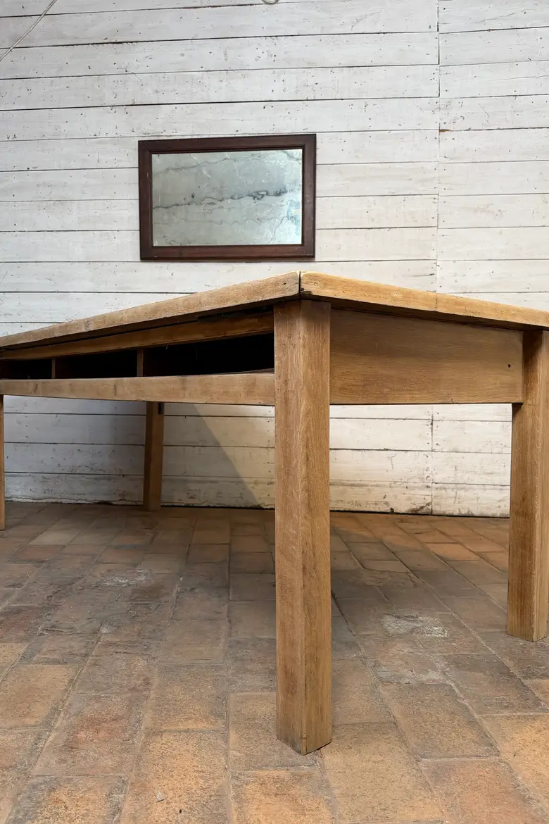 Ancien bureau d’atelier en chêne – Années 50