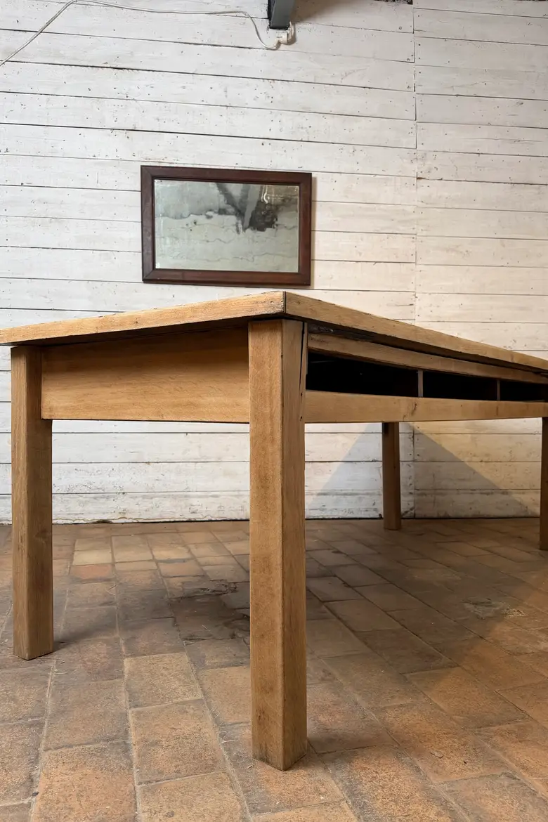 Ancien bureau d’atelier en chêne – Années 50