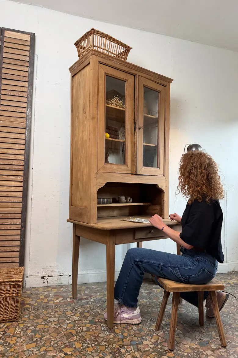 Ancien bureau de commerce en chêne – XIXe siècle