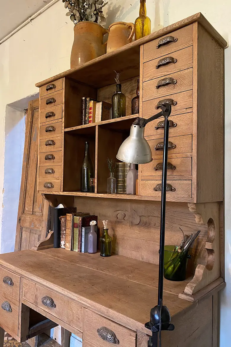 Ancien bureau de poste en chêne Début XXème