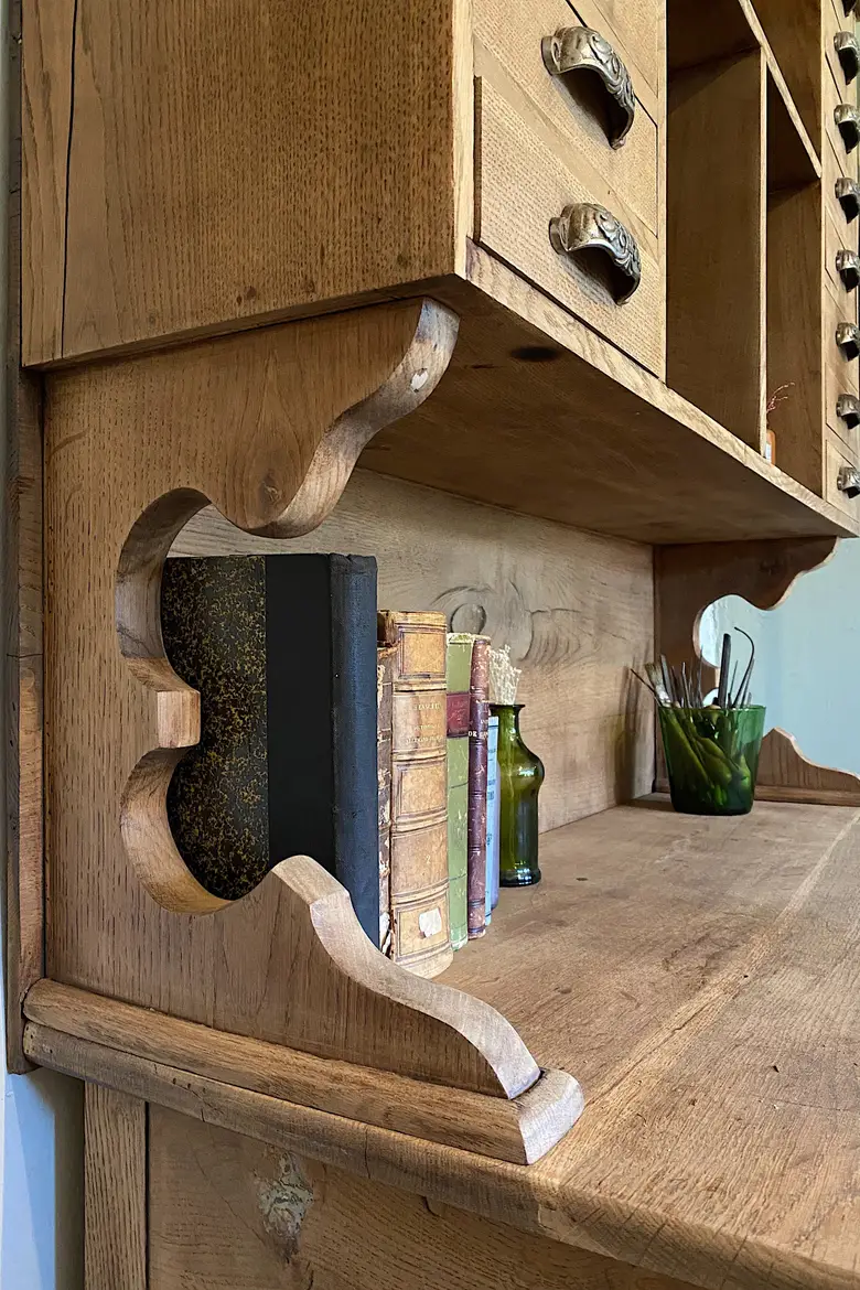 Ancien bureau de poste en chêne Début XXème