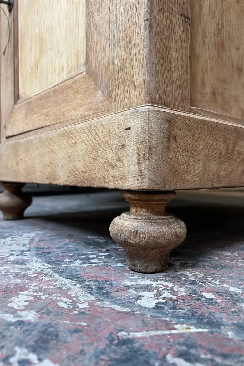 Ancien bureau double face en chêne