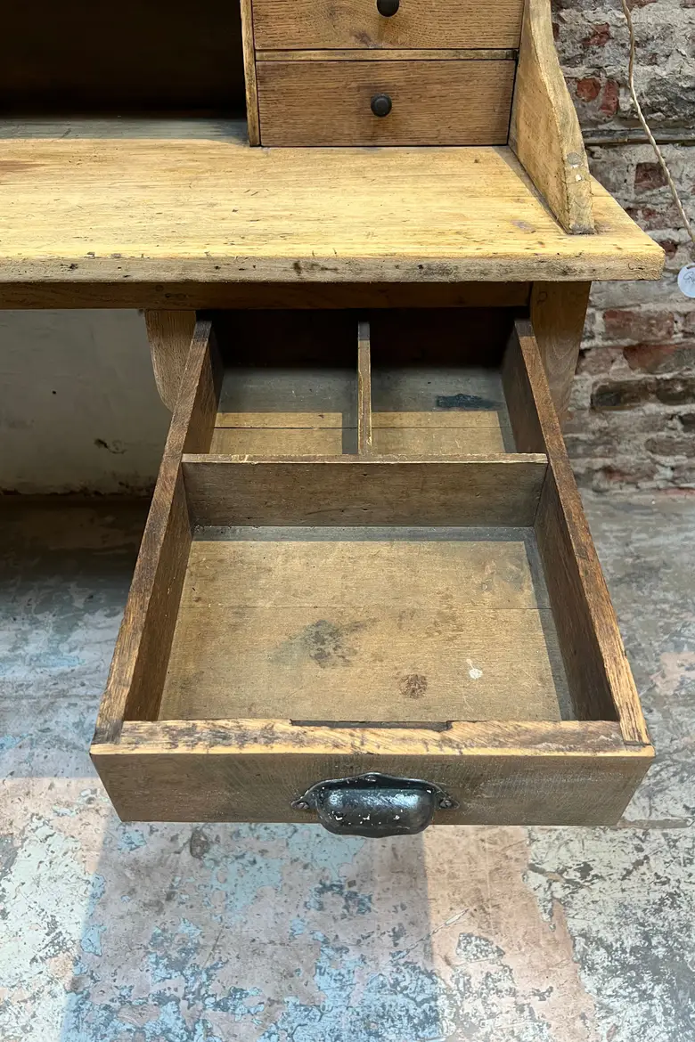 Ancien bureau en bois Début XXème