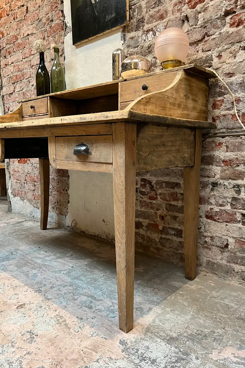 Ancien bureau en bois Début XXème