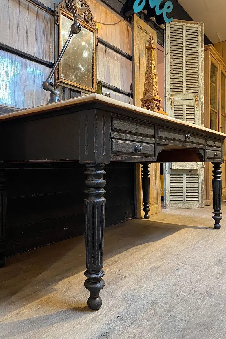 Ancien bureau en chêne Début XXème