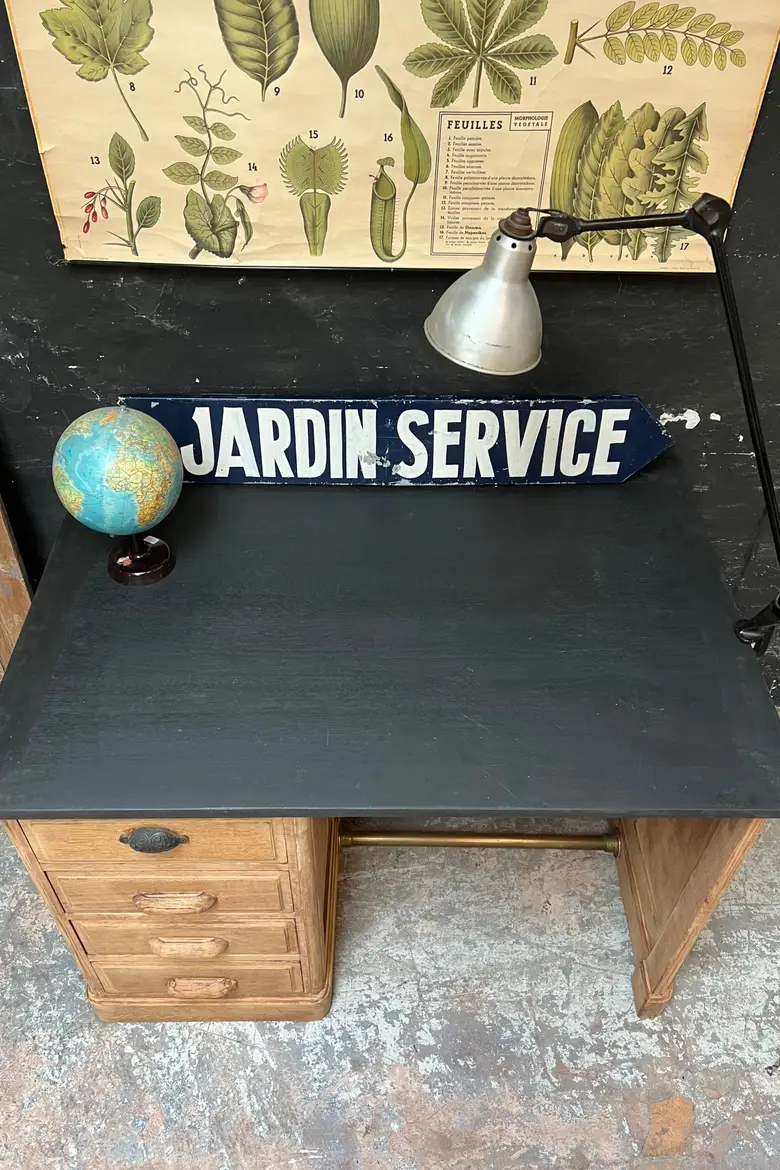 Ancien bureau en chêne Début XXème