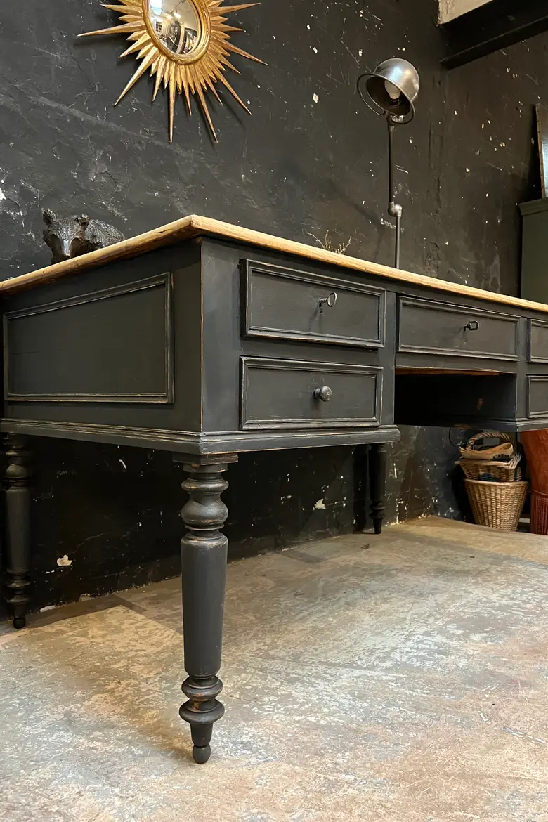 Ancien bureau en chêne Début XXème
