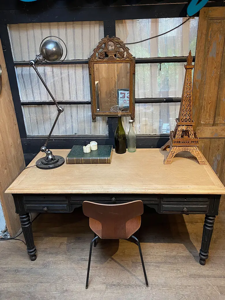 Ancien bureau en chêne Début XXème