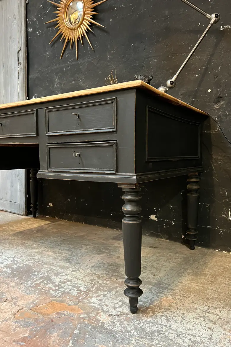 Ancien bureau en chêne Début XXème