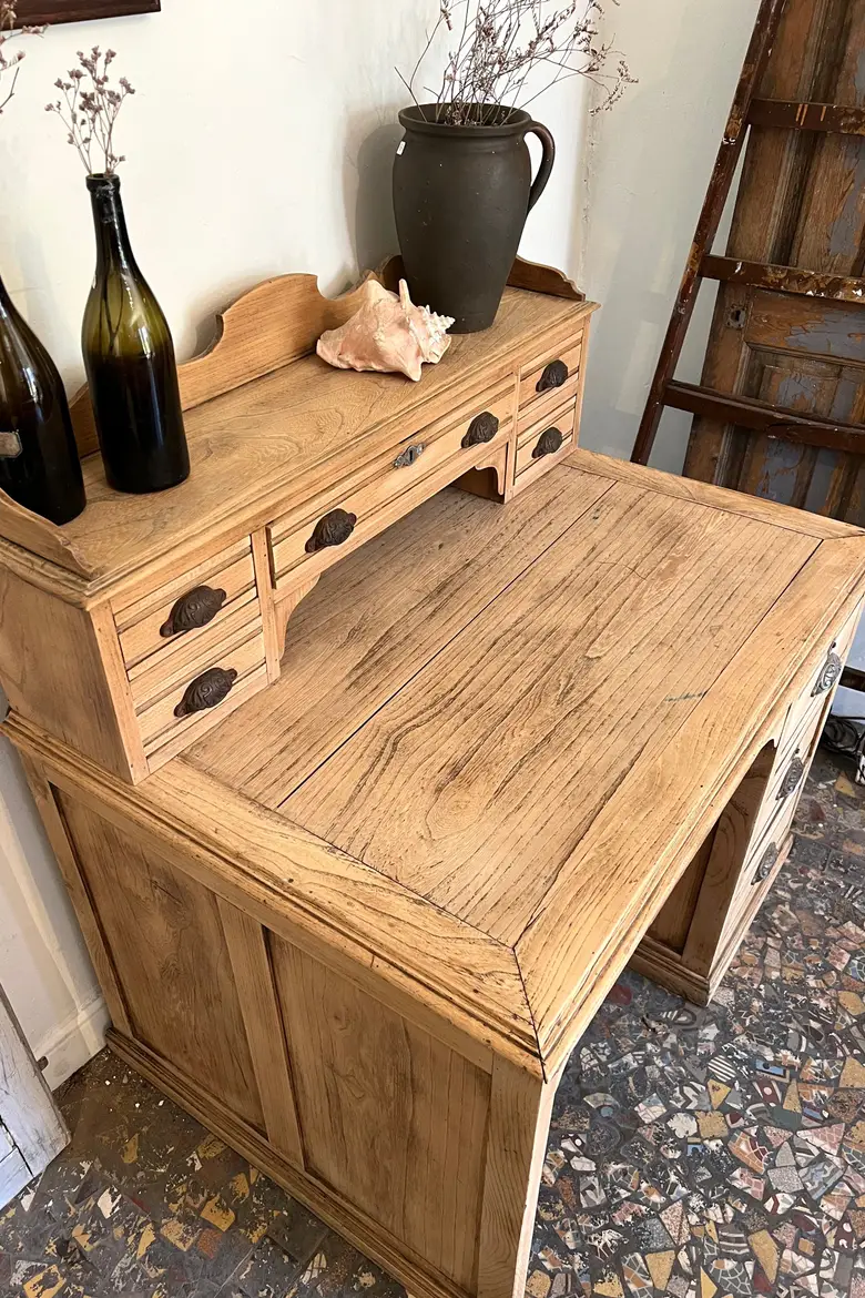 Ancien bureau en chêne Début XXème