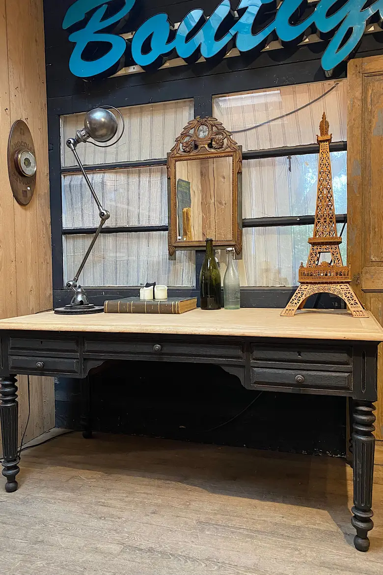 Ancien bureau en chêne Début XXème