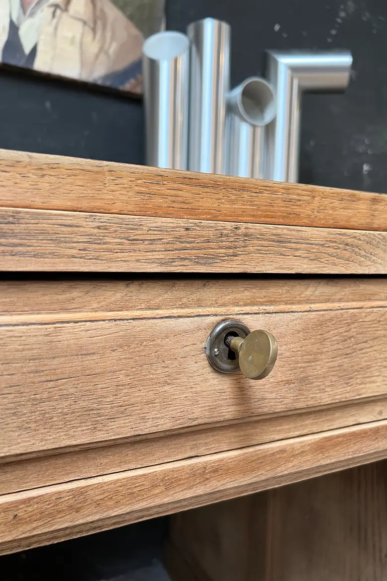 Ancien bureau en chêne Début XXème