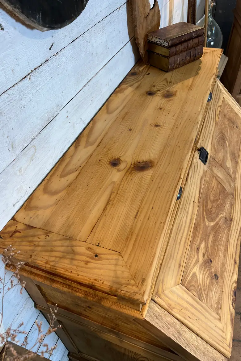 Ancien bureau secrétaire en sapin Début XXème