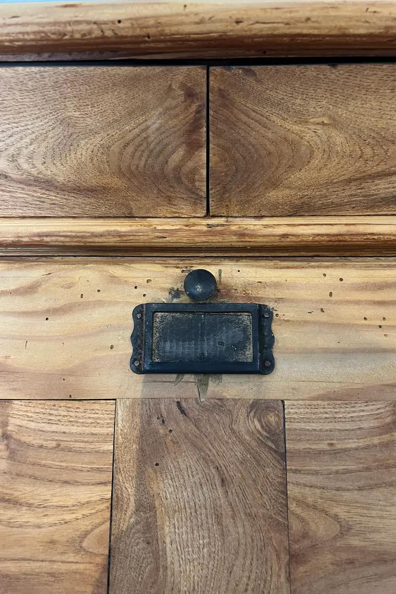 Ancien bureau secrétaire en sapin Début XXème
