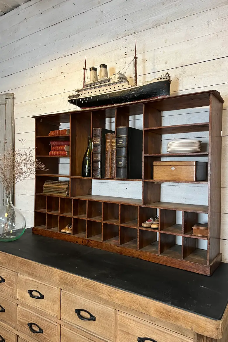 Ancien casier de bureau Début XXème