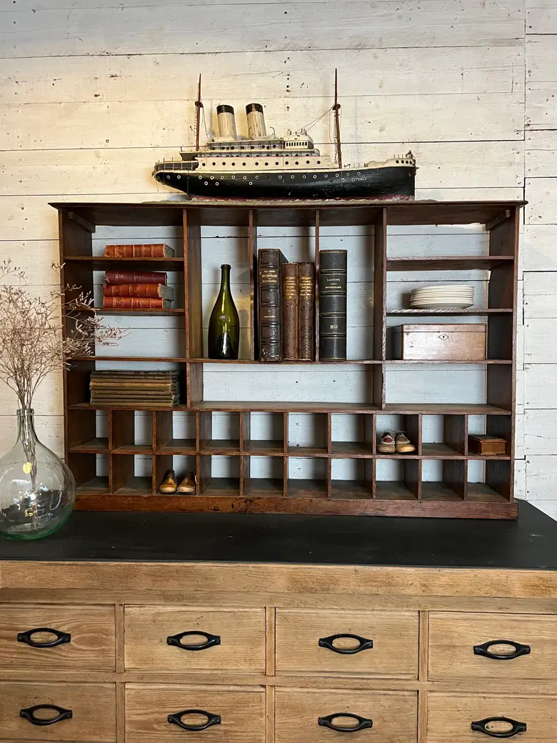 Ancien casier de bureau Début XXème