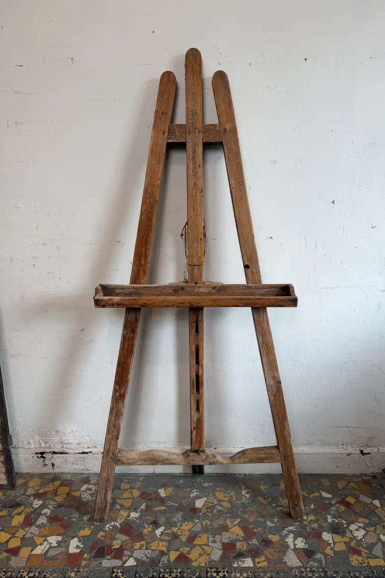 Ancien chevalet d’atelier