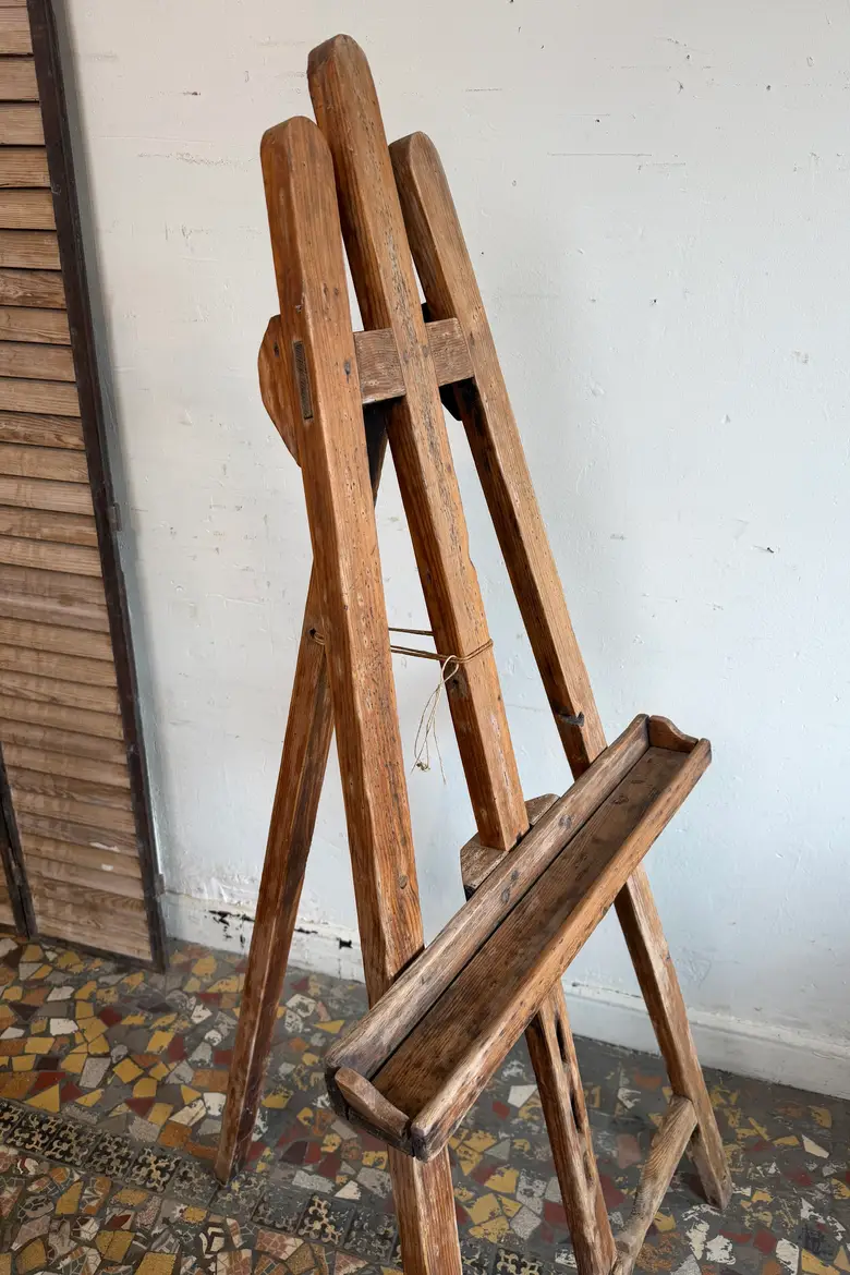 Ancien chevalet d’atelier