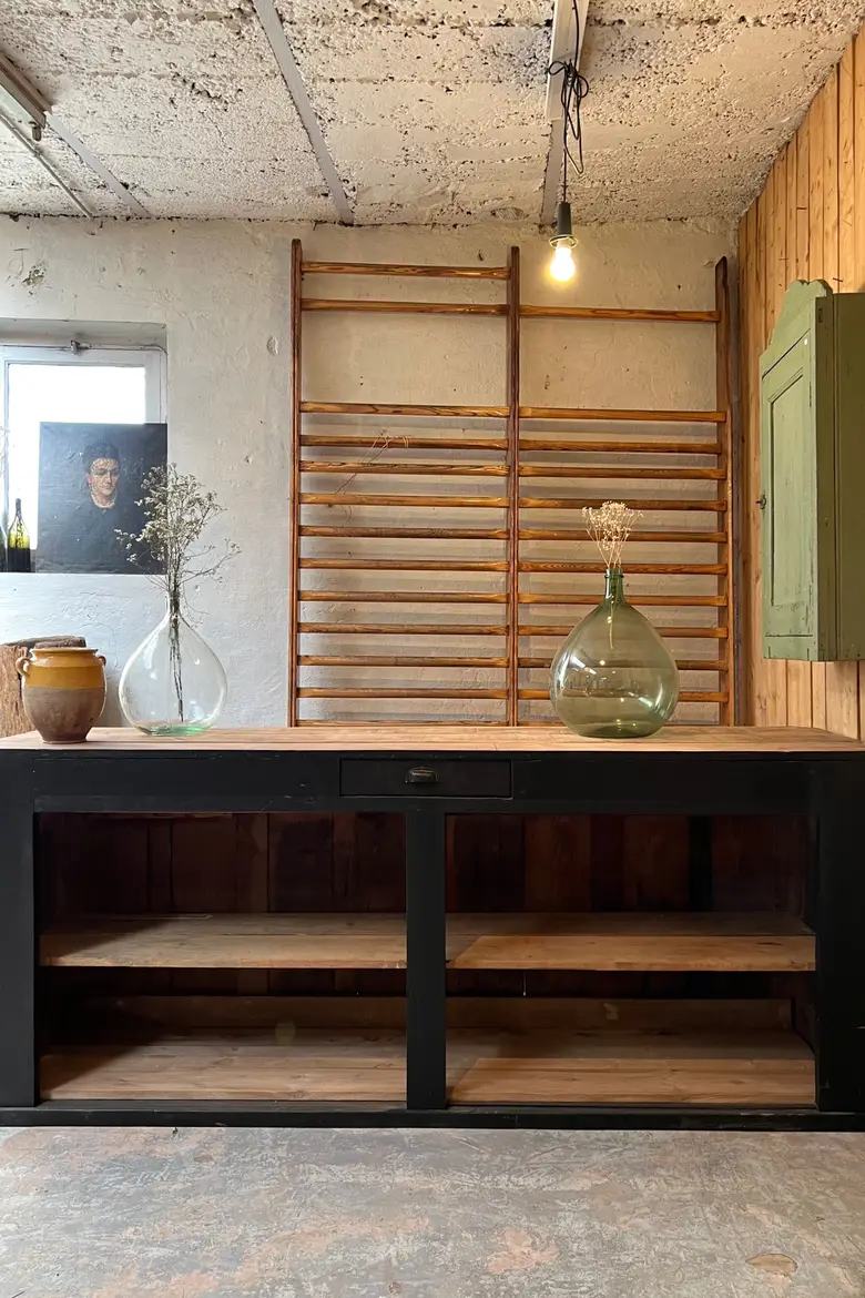 Ancien comptoir de fleuriste Début XXème