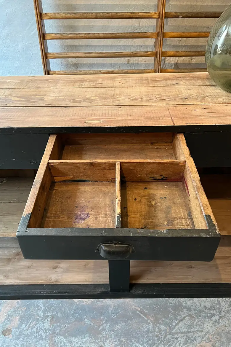 Ancien comptoir de fleuriste Début XXème