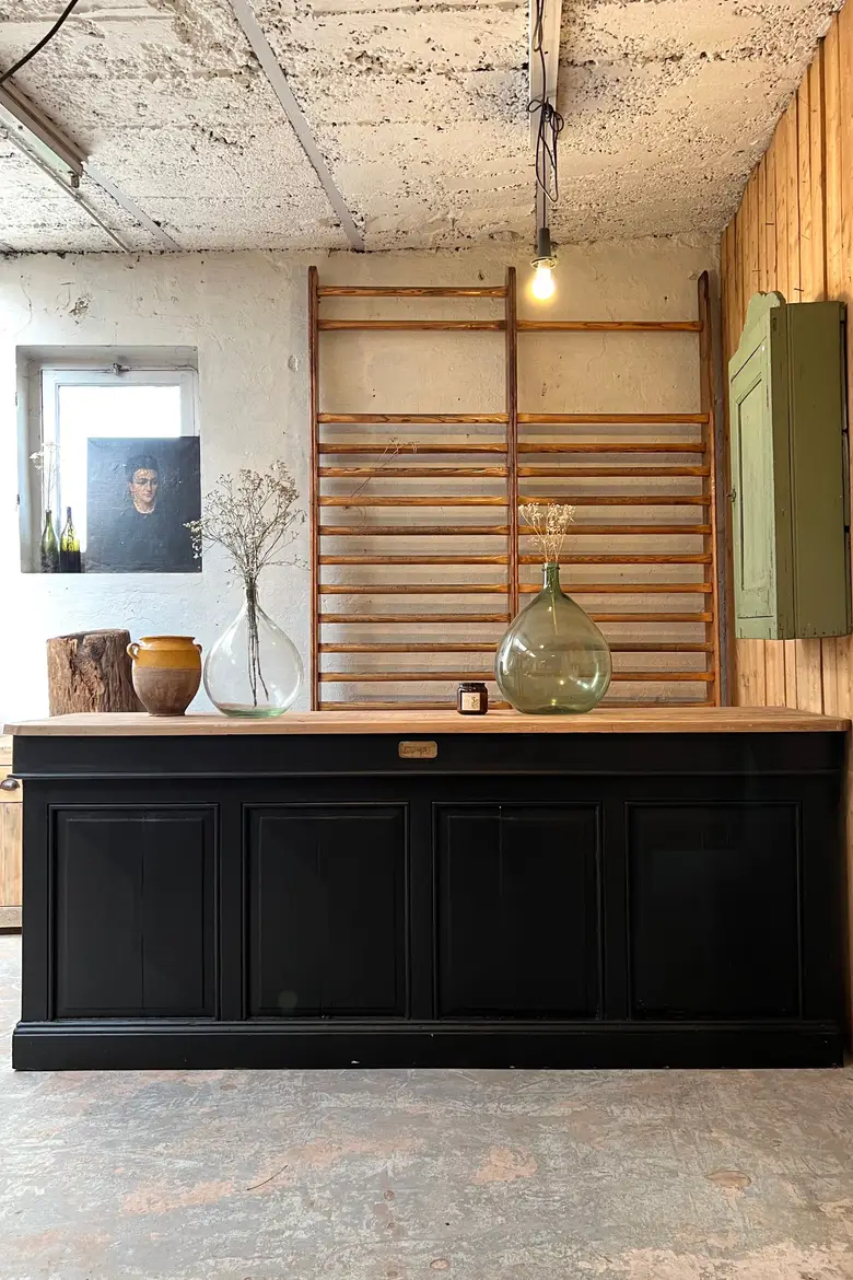 Ancien comptoir de fleuriste Début XXème