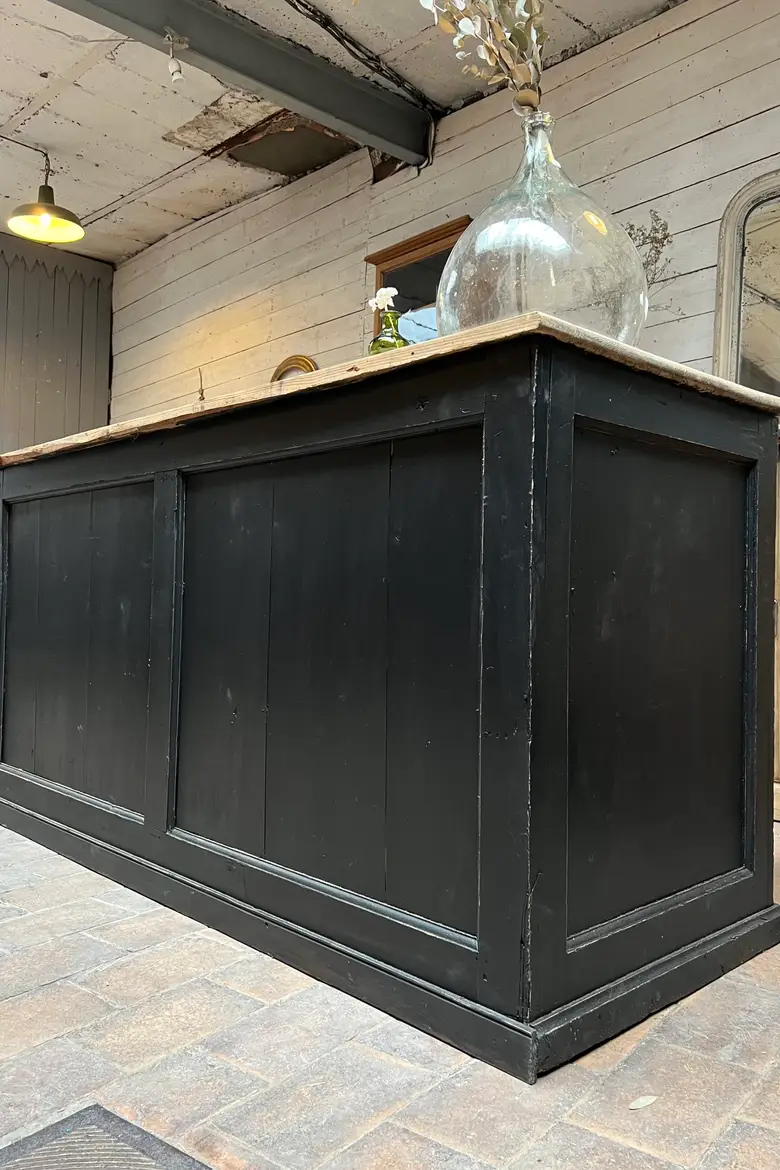Ancien comptoir de magasin à tiroirs Début XXème