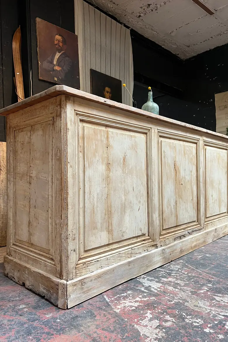 Ancien comptoir d’épicerie XIXème 1880