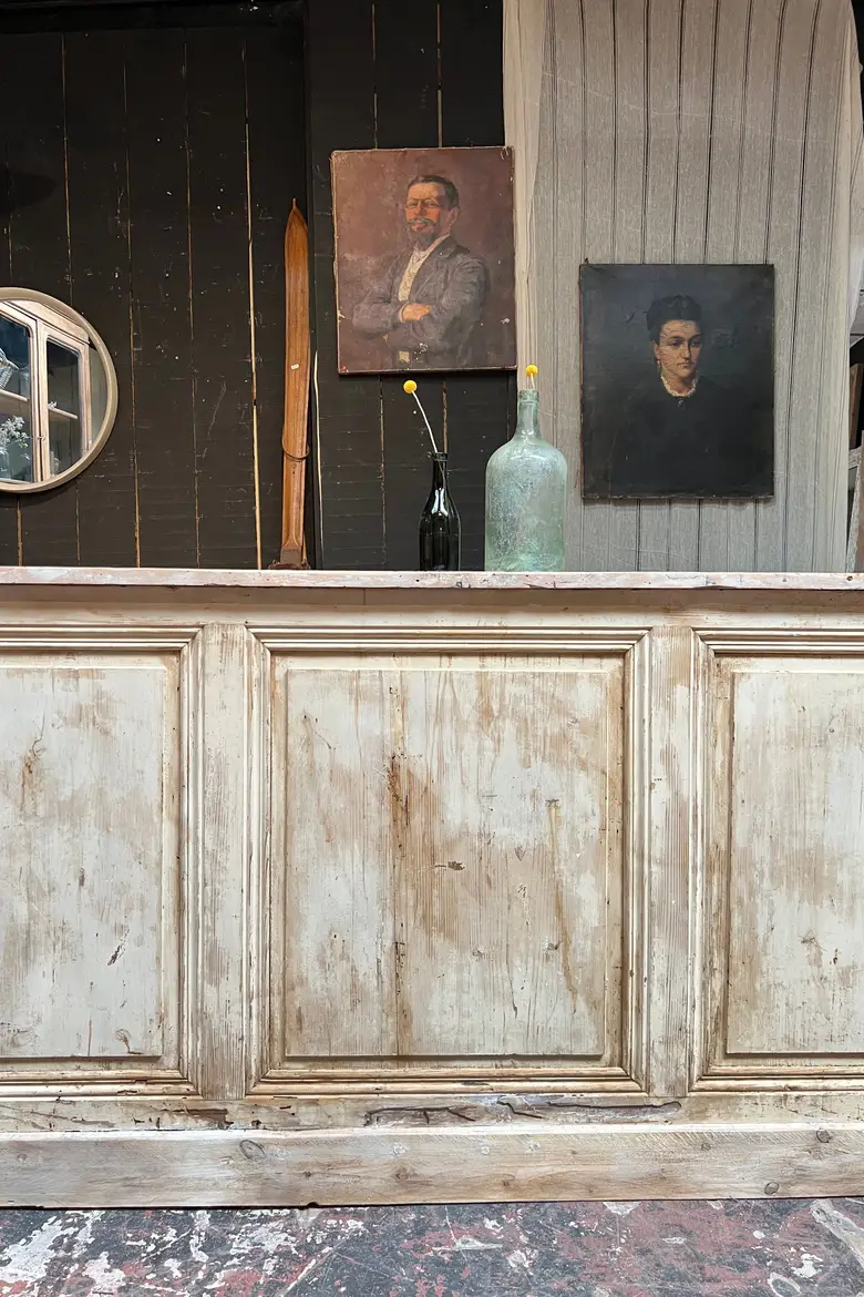 Ancien comptoir d’épicerie XIXème 1880