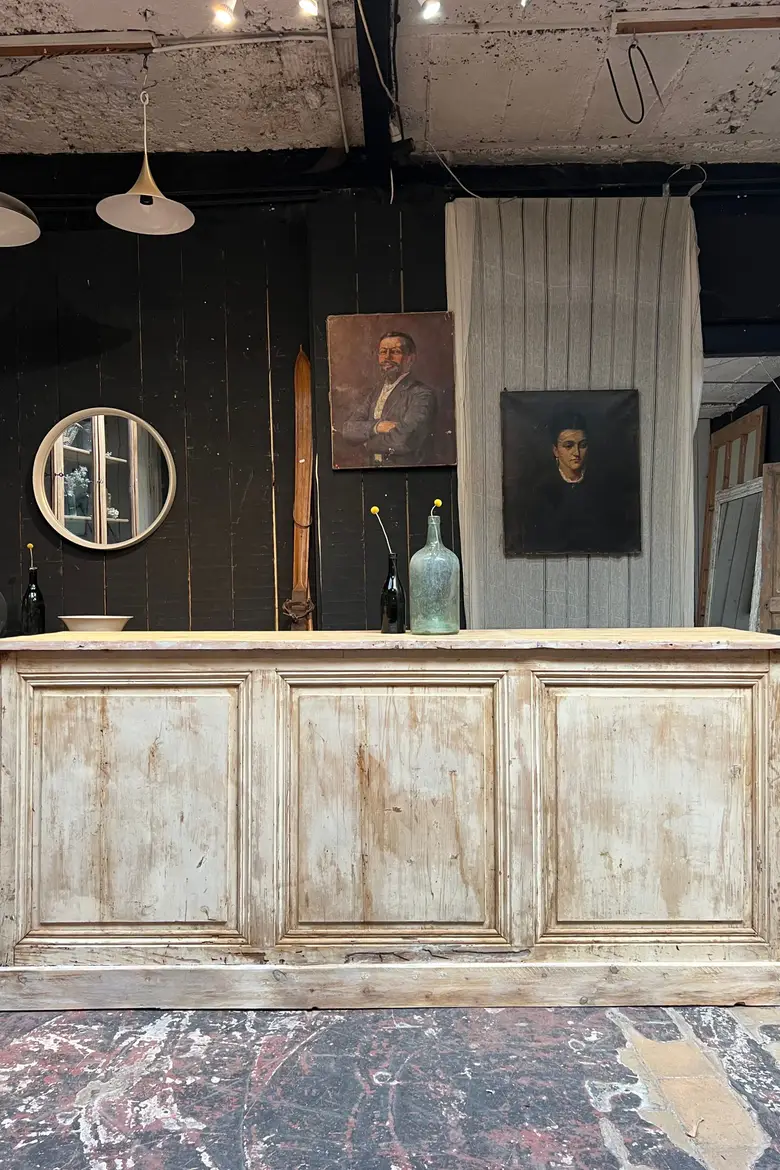 Ancien comptoir d’épicerie XIXème 1880