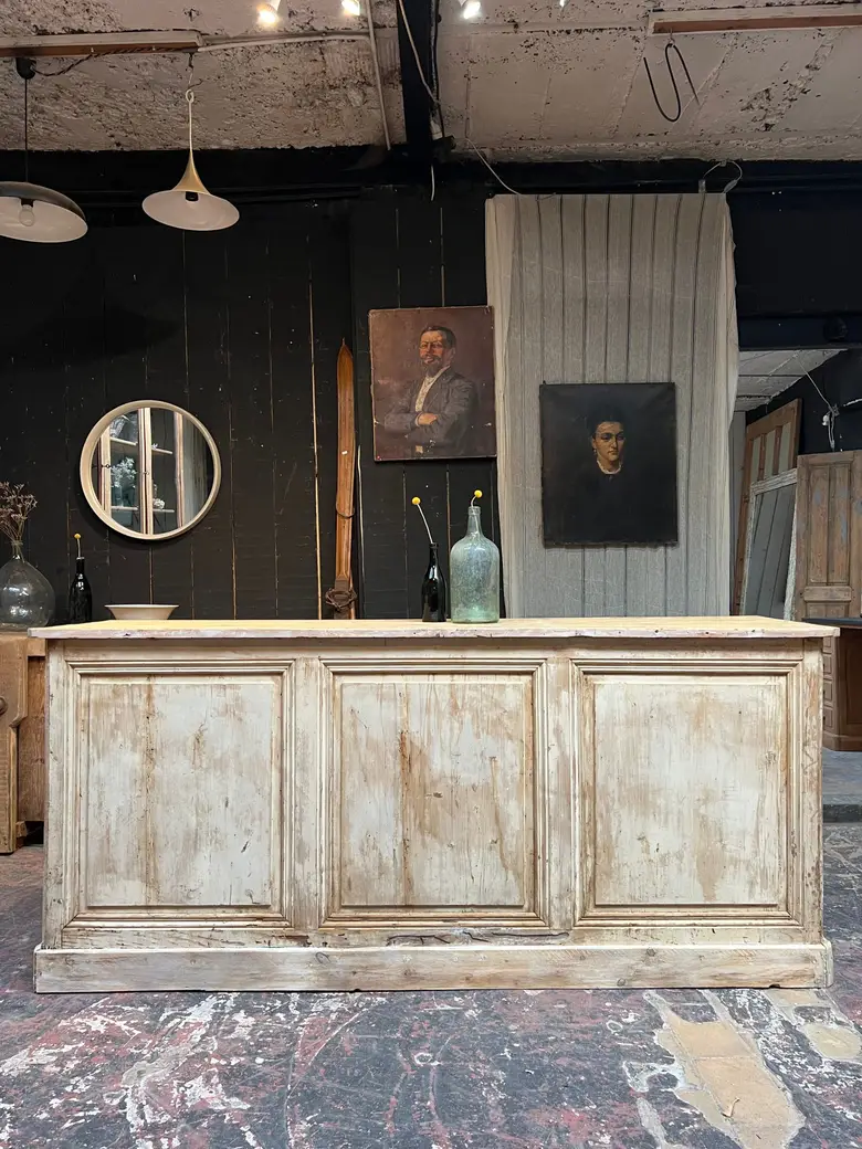 Ancien comptoir d’épicerie XIXème 1880