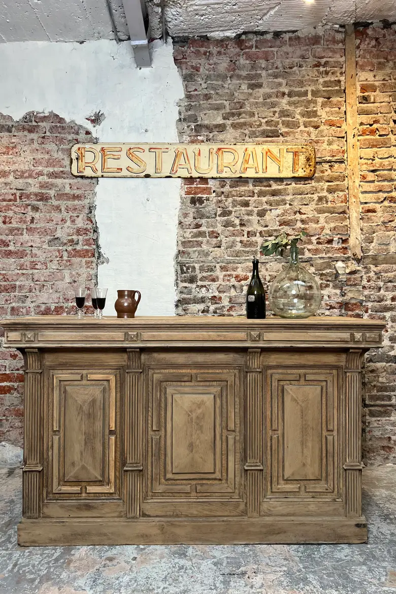 Ancien comptoir d’estaminet fin 19ème