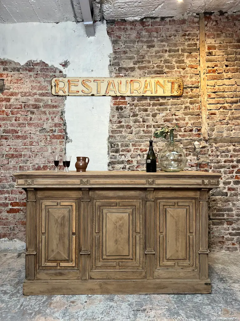 Ancien comptoir d’estaminet fin 19ème