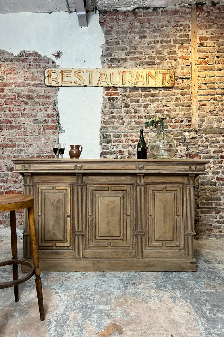 Ancien comptoir d’estaminet fin 19ème