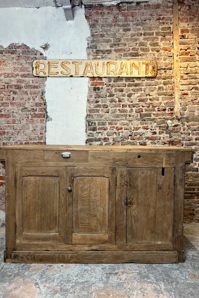 Ancien comptoir d’estaminet fin 19ème