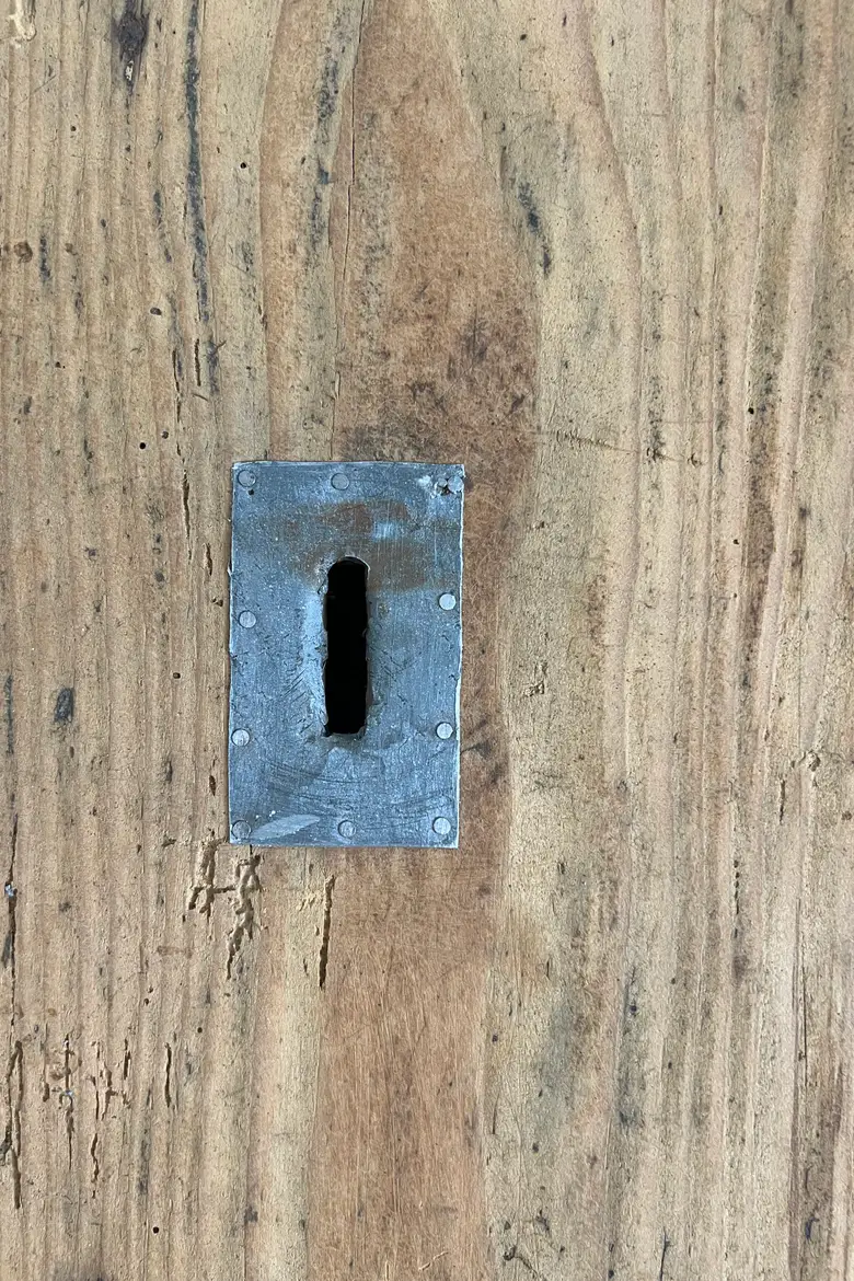Ancien comptoir en sapin – Début XXe