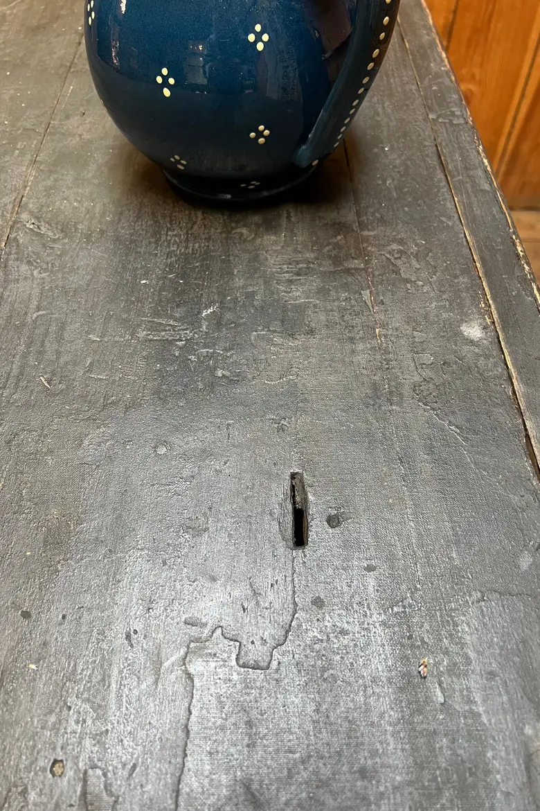 Ancien comptoir patiné de magasin Début XXème