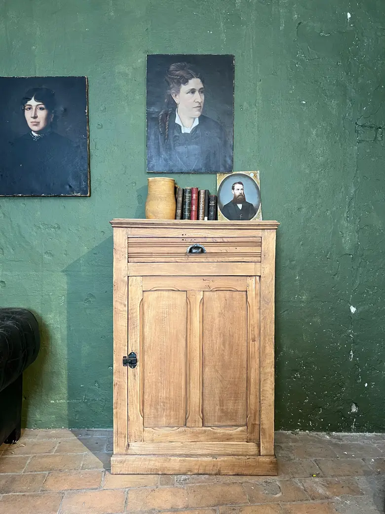 Ancien confiturier en orme Début XXème