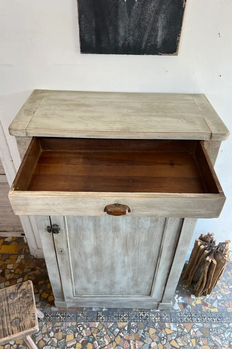 Ancien confiturier vert – Grand modèle