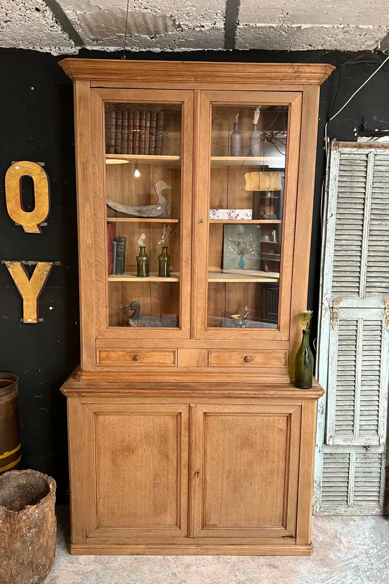 Ancien deux corps en chêne Début XXème