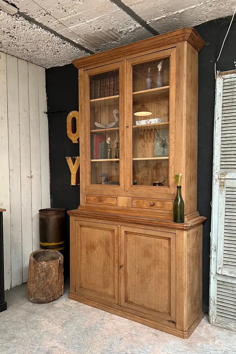 Ancien deux corps en chêne Début XXème