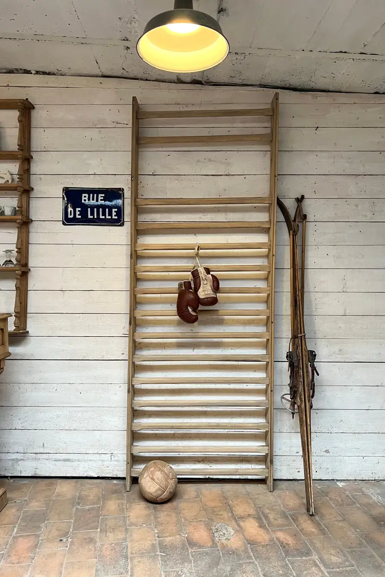 Ancien espalier en hêtre Années 50
