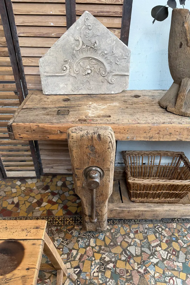 Ancien établi d’atelier