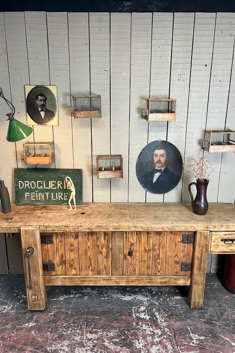 Ancien établi d’atelier