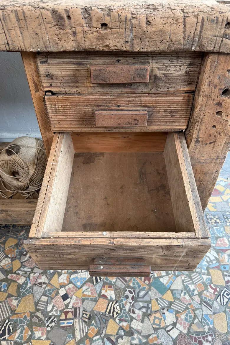 Ancien établi d’atelier