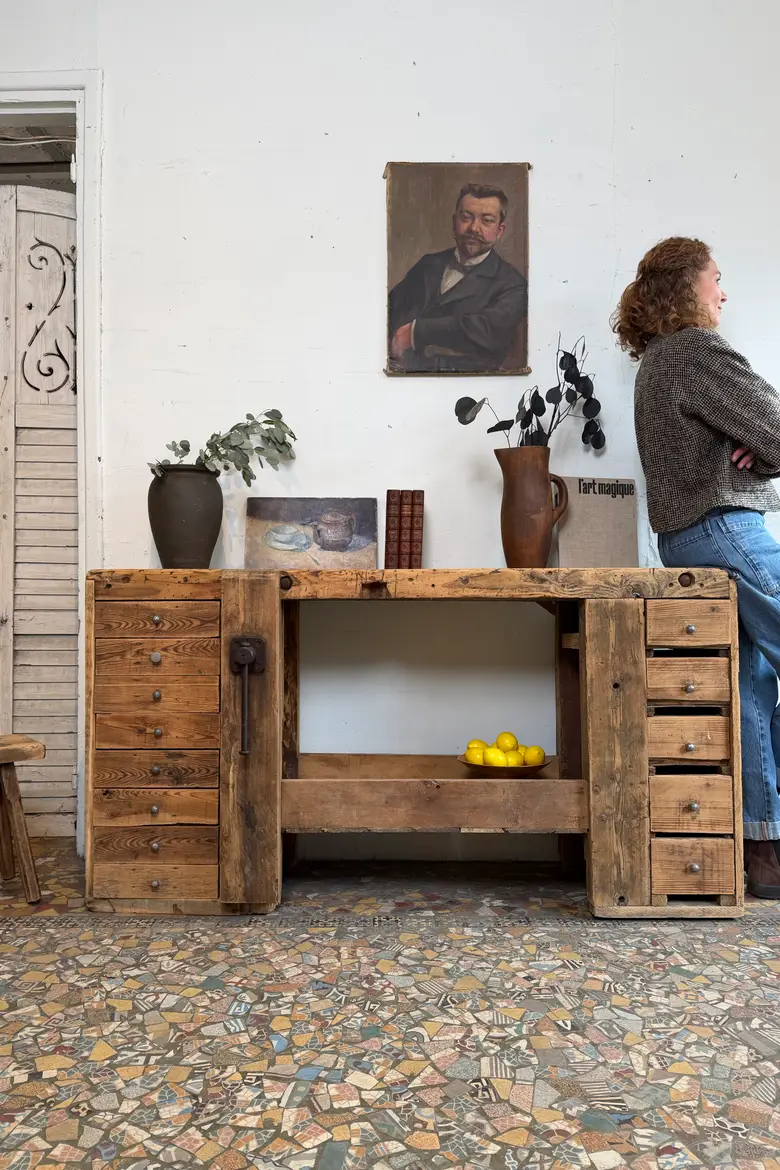 Ancien établi d’atelier – Début XXe