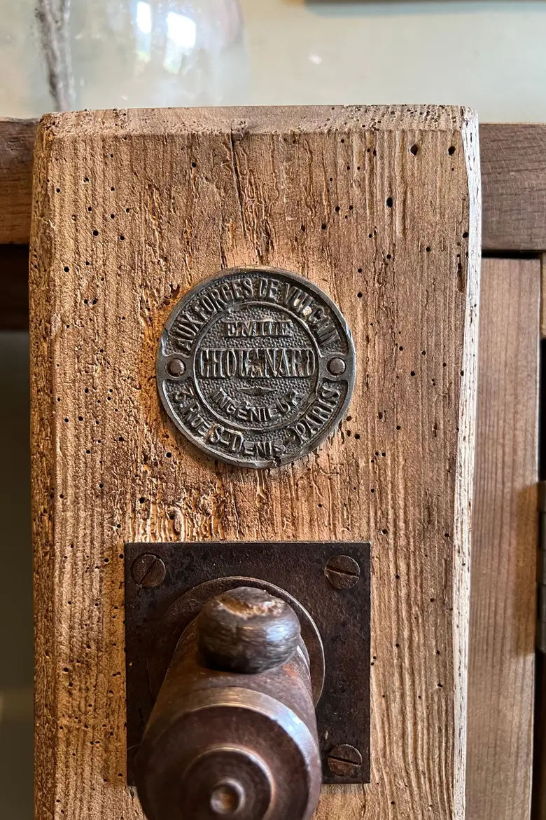 Ancien établi d’atelier en bois Début XXème