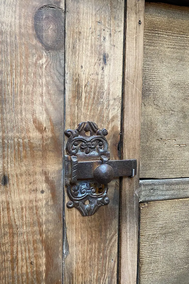 Ancien établi d’atelier en bois Début XXème