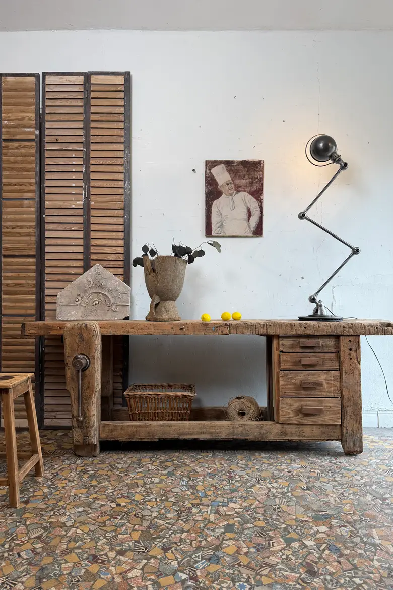 Ancien établi d’atelier